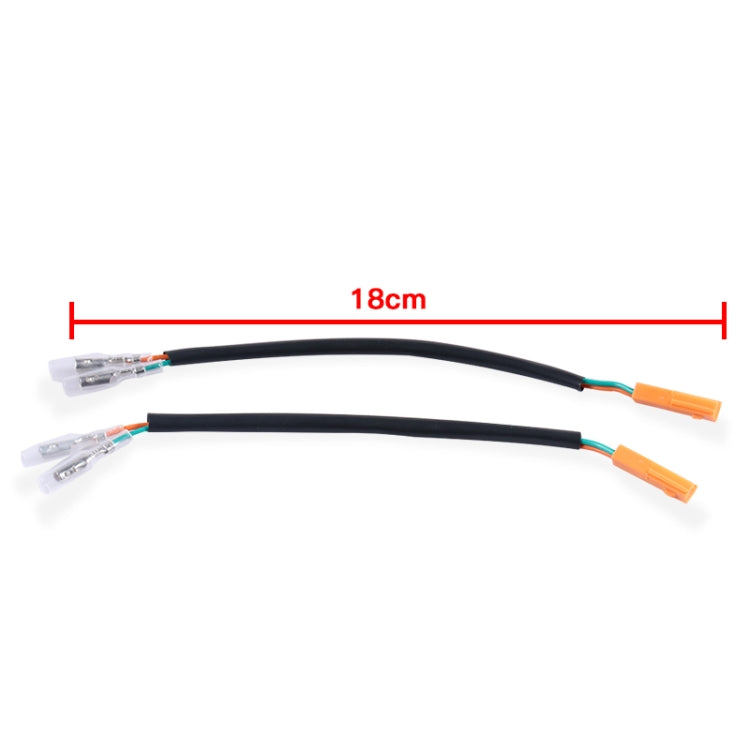 Motorcycle Retro Turn Signal Plug Adapter Cable Adaptor For Kawasaki Z800 / Z1000 / ZX-6R, DM-ZJX-7654