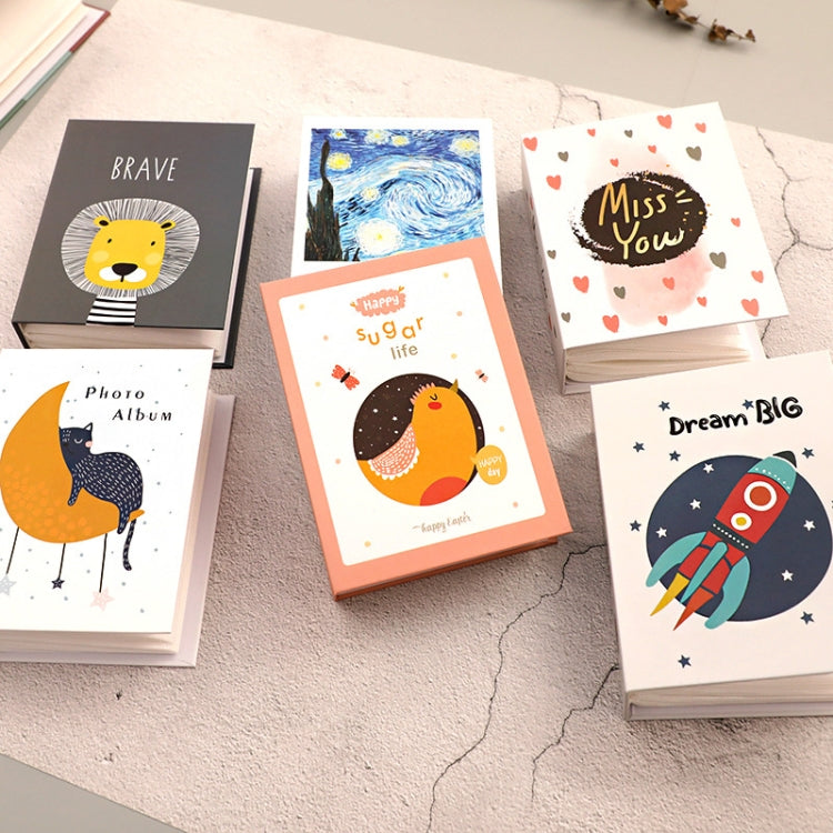 6 Inch 100 Sheets Photo Album 4D Interstitial Album, Bear Child-11, Star Moon Night-9, Little Lion-15, Little Yellow Chicken-16, Me And You-18, The Lion King-5, Swing Deer-17, Meow-6, Dream-4, Cat Paw 9201-5, Out Of Space-13, Cartoon Cat 9201-5        ...