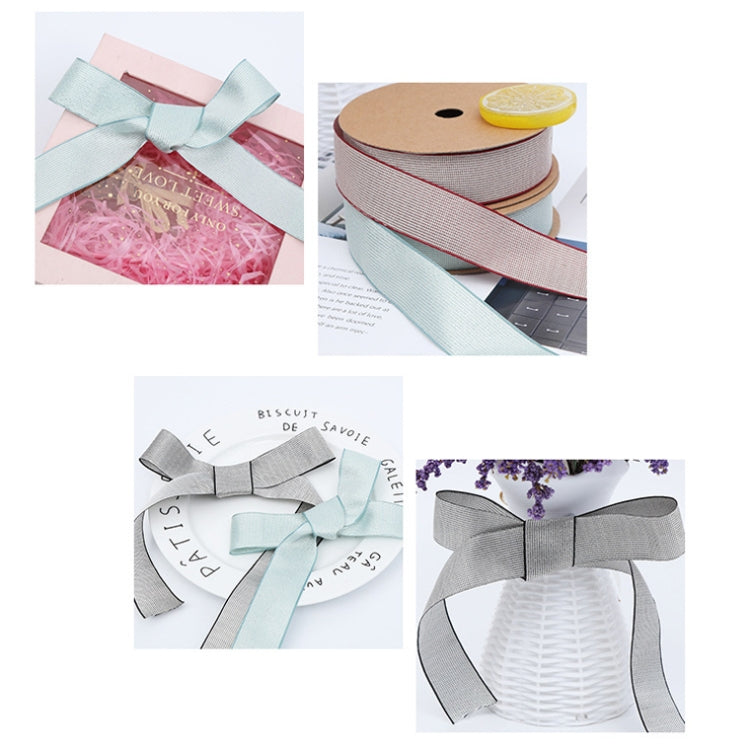 Starry Sky Cotton Ribbon Flower Wrapping Ribbon Baking Cake Bowknot Bandage Florist, Red, Green, Gray, Black, Off-white, Pink