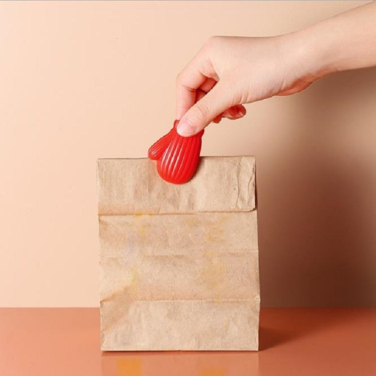 3Glove Shape Food Bag Holder Plastic Bag Sealing Clip Snack Sealing Clip, Glove Snack Sealing Clip(Red), Glove Snack Sealing Clip(Orange), Glove Snack Sealing Clip(Brown), Glove Snack Sealing Clip(Green)