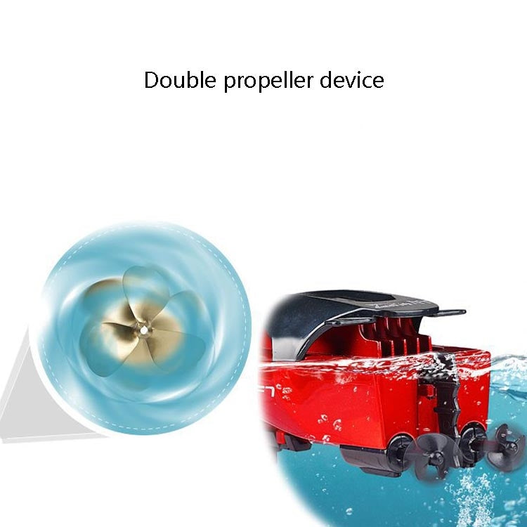 Children Mini Wireless Electric Speedboat Model Boat Simulation Remote Control Toy Boat, Red, Gray, Blue