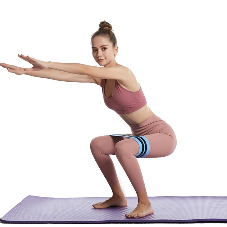 Squat Yoga Resistance Band Squat Loop Elastic Band, Size: 66 x 8cm（Blue）, 66 x 8cm（Blue）, 76 x 8cm（Pink）, 86 x 8cm（Gray）