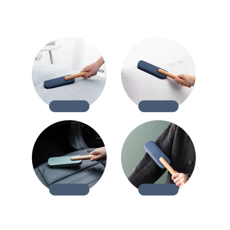 Electrostatic Dust Removal Brush Sticking Device Household Clothing Woolen Hair Removal Brush, Shell Grey, Midnight Blue