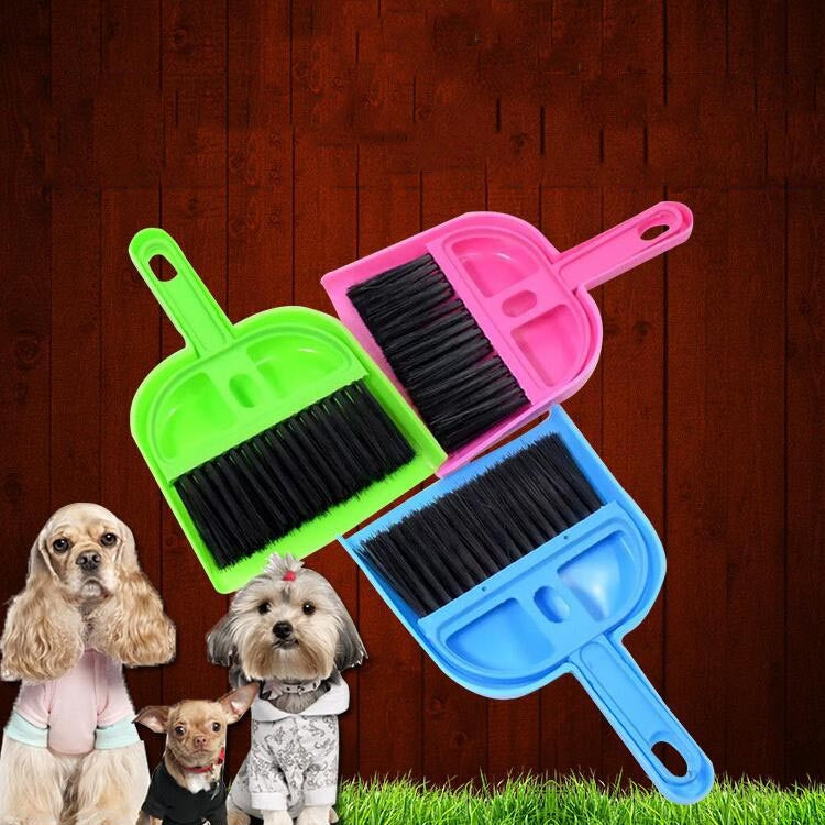 3 Set Pet Toilet Sweeper Pet Dustpan And Small Broom For Cats And Dogs Random Color Deilvery, 3 Set Random Color Deilvery