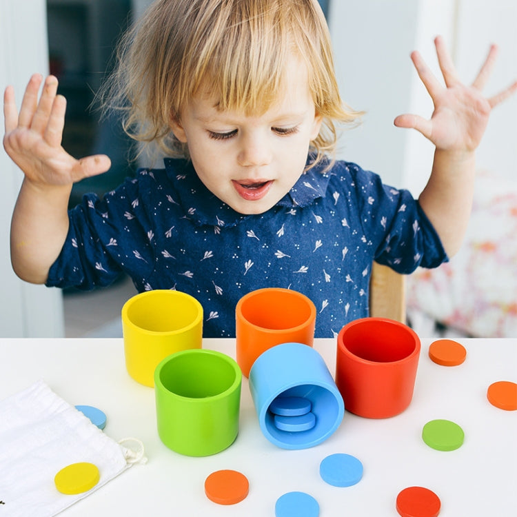 Children Table Game Color Classification Cup Educational Multifunctional Toy, Color Classification Cup