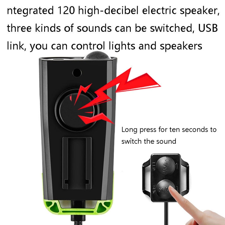 3 In 1 Wireless Bicycle Code Meter Lamp Strong Light Front Light, Red, Green, Blue, Black, Upgrade Floating (Red), Upgrade Floating (Green), Upgrade Floating (Blue), Upgrade Floating (Black), Red Upgrade Floating + Tail Light                           ...