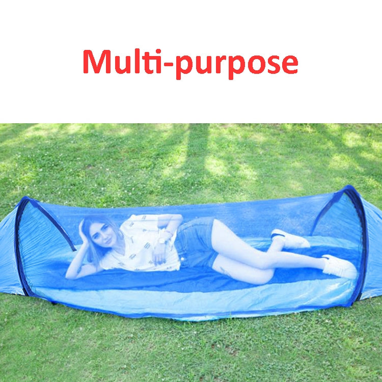 Anti-Rollover Automatic Quick-Opening Mosquito Net Hammock Outdoor Camping Double Anti-Mosquito Hammock, Size: 290x140cm, 290x140cm Blue, 290x140cm Yellow, 290x140cm Green