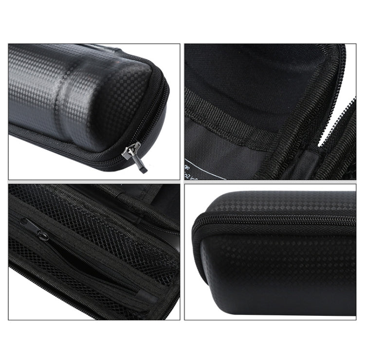 WEST BIKING Bicycle Hard Shell Bag Portable Storage And Riding Equipment, Black, Bright Black