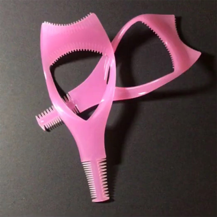 10 PCS BearPaw Practical Makeup Mascara Eyelash Applicator Eyelash Comb Three-in-one Eyelash Card Beauty Cleaning Supplies 3D Crystal