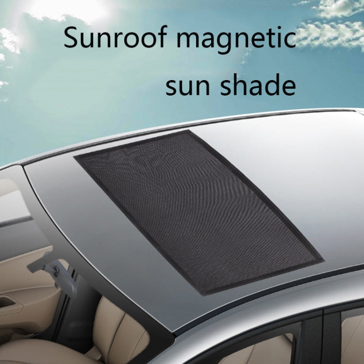 N913 Nylon Mesh Screens For Insect-Proof Dust-Proof Ventilated And Breathable Car Sunroof Magnetic Sun Shade, 95x55cm