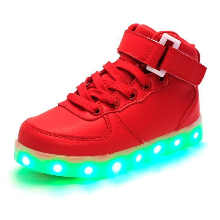 Children LED Luminous Shoes Rechargeable Sports Shoes, 25, 26, 27, 28, 29, 30, 31, 32, 33, 35, 34, 36, 37, 38, 39