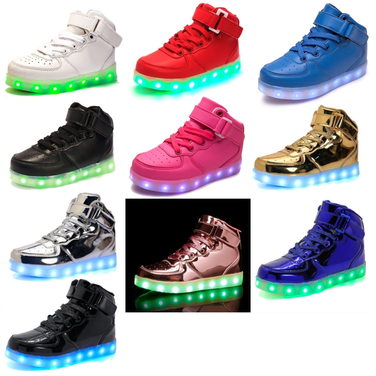 Children LED Luminous Shoes Rechargeable Sports Shoes, 25, 26, 27, 28, 29, 30, 31, 32, 33, 35, 34, 36, 37, 38, 39