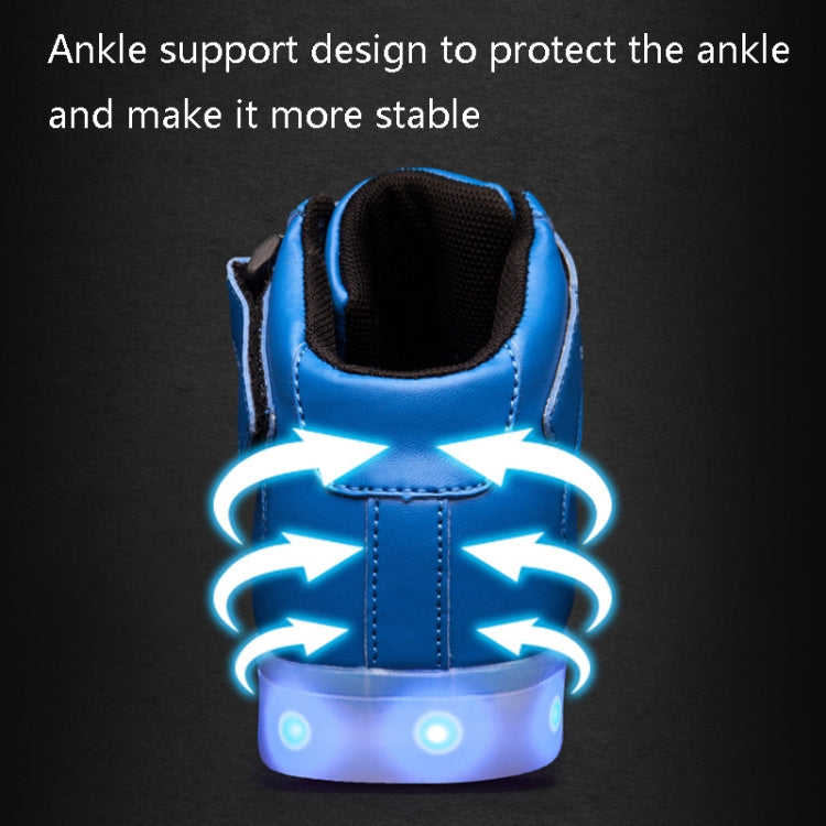 Children LED Luminous Shoes Rechargeable Sports Shoes, 25, 26, 27, 28, 29, 30, 31, 32, 33, 35, 34, 36, 37, 38, 39