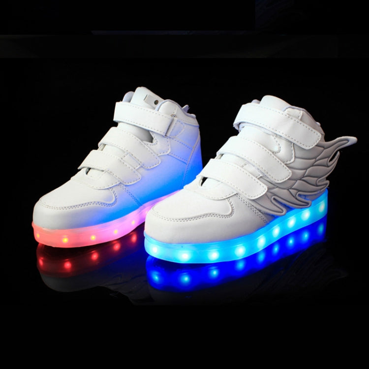 Children Colorful Light Shoes LED Charging Luminous Shoes, 25, 26, 27, 28, 29, 30, 31, 32