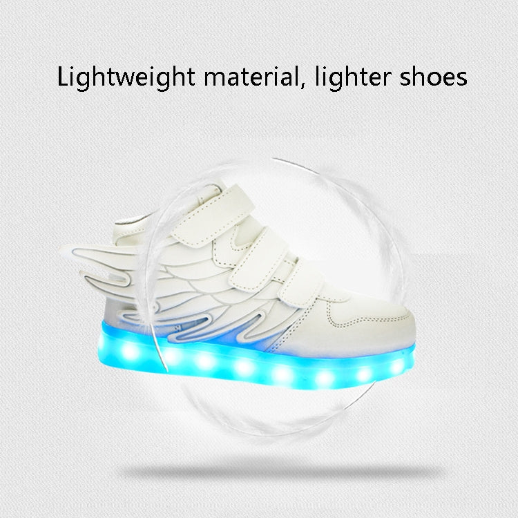Children Colorful Light Shoes LED Charging Luminous Shoes, 33, 34, 35, 36, 37