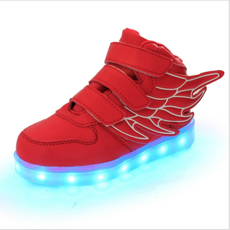 Children Colorful Light Shoes LED Charging Luminous Shoes, 33, 34, 35, 36, 37