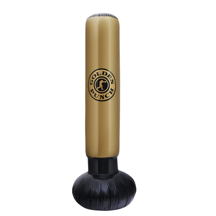 PVC Adult Children Thick Vertical Inflatable Punching Bag Tumbler Inflatable Boxing Column, Height: 1.6m, 1.6m Gold