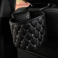Car Seat Back Storage Bag Personality Diamond-Studded Car Storage Net Bag Car Multi-Function Storage Bag, Car Storage Net Bag