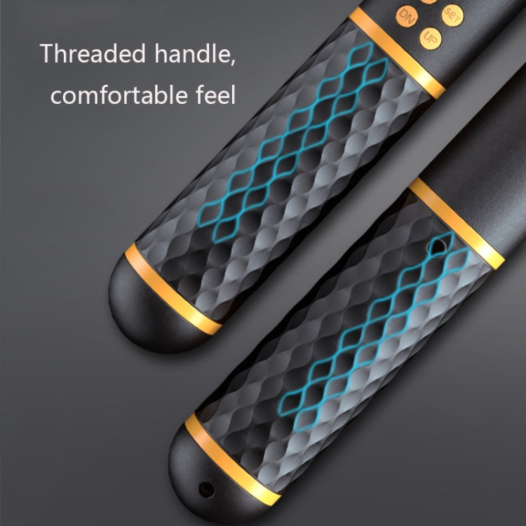 Rope / Cordless Dual-use Version Student Exam Exercise Fitness Smart Counting Skipping Rope with Load Weight, Black Yellow, White Black, White Blue, White Powder