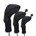 3 In 1 No.1 / No.3 / No.5 Clubs Protective Cover Golf Club Head Cover, HD-014 3 in 1 Black, HD-014 3 in 1 Red, HD-014 3 in 1 Blue