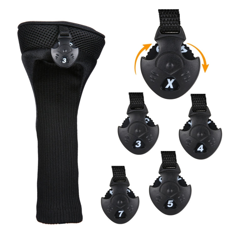 3 In 1 No.1 / No.3 / No.5 Clubs Protective Cover Golf Club Head Cover, HD-014 3 in 1 Black, HD-014 3 in 1 Red, HD-014 3 in 1 Blue