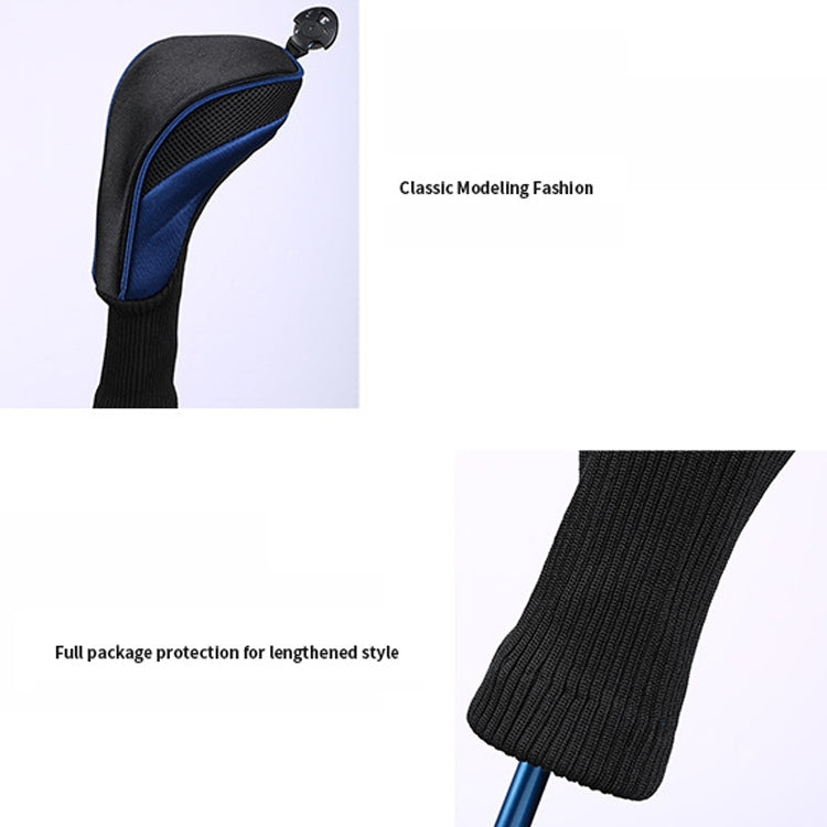3 In 1 No.1 / No.3 / No.5 Clubs Protective Cover Golf Club Head Cover, HD-014 3 in 1 Black, HD-014 3 in 1 Red, HD-014 3 in 1 Blue