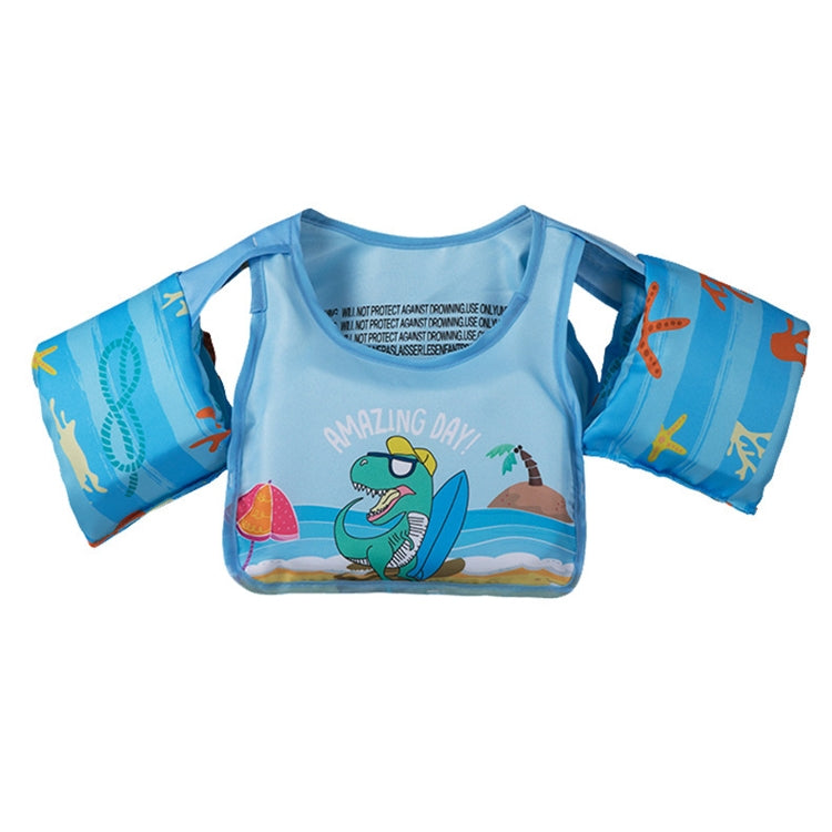 Vest-Style Children Life Jacket Baby Swimming Free Inflatable Arm Foam Life Buoy, Hip-hop Dinosaur, Submented Mirror Whale, Blue Tail Mermaid, Black Hair Doll, Bow Doll