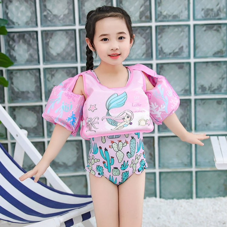 Vest-Style Children Life Jacket Baby Swimming Free Inflatable Arm Foam Life Buoy, Hip-hop Dinosaur, Submented Mirror Whale, Blue Tail Mermaid, Black Hair Doll, Bow Doll
