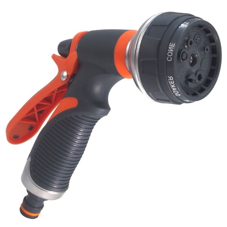 Metal Multifunctional Garden Household Car Watering Sprinkler High Pressure Nozzle, Green, Orange Red