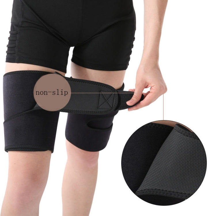 1pair Adhesive Thigh Protector Sports and Fitness Leg Protector, Specification: M（55 x 19cm）, M（55 x 19cm）, L ( 66 x 19cm ), XL ( 81 x 20cm）