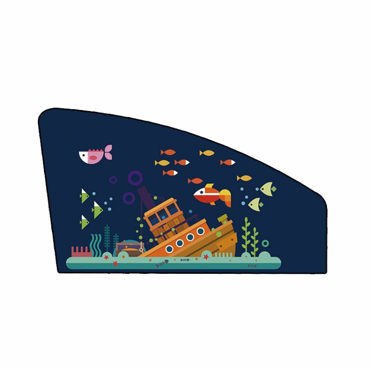 Automobile Sunshade Car Windows Sun Protection And Heat Insulation Magnetic Telescopic Side Curtains, Deep Sea Adventure Driving Position, Deep Sea Adventure Co-driver, Deep Sea Adventure Rear Square, Auspicious Three Treasures Driving Position        ...