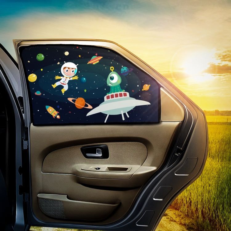 Automobile Sunshade Car Windows Sun Protection And Heat Insulation Magnetic Telescopic Side Curtains, Deep Sea Adventure Driving Position, Deep Sea Adventure Co-driver, Deep Sea Adventure Rear Square, Auspicious Three Treasures Driving Position        ...