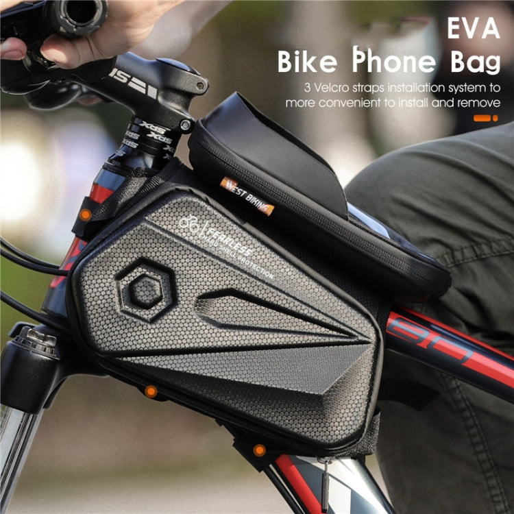 WEST BIKING YP0707256 Hard Shell Mountain Bike Bicycle Front Beam Package Riding Equipment, WEST BIKING YP0707256