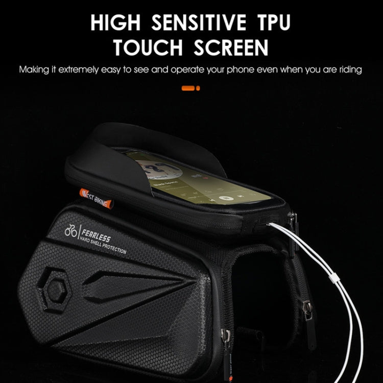 WEST BIKING YP0707256 Hard Shell Mountain Bike Bicycle Front Beam Package Riding Equipment, WEST BIKING YP0707256