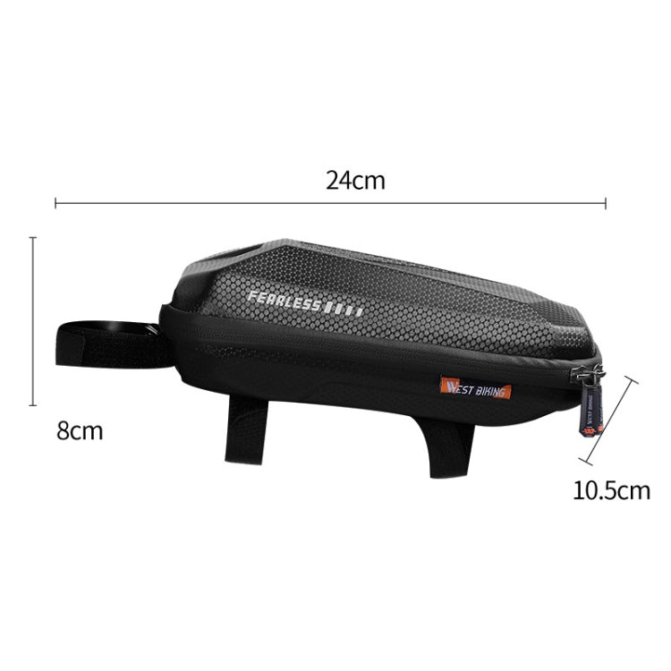 West Biking EVA Hard Shell Bicycle Front Bag Mountain Road Bike Front Beam Bag Riding Equipment, West Biking EVA Front Beam Bag