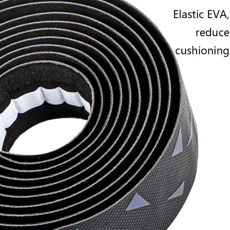 WEST BIKING Bicycle Volorful Handlebar Straps Shock Absorption PU Non-Slip Handlebar Wrap Riding Equipment, 215x3cm Colorful, 215x3cm Aurora, 215x3cm Reflective
