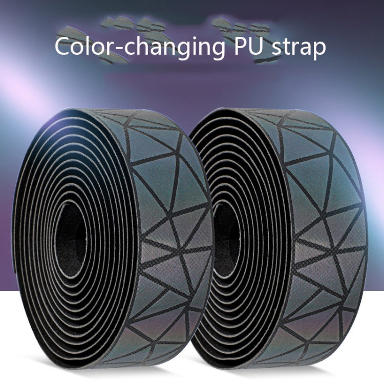 WEST BIKING Bicycle Volorful Handlebar Straps Shock Absorption PU Non-Slip Handlebar Wrap Riding Equipment, 215x3cm Colorful, 215x3cm Aurora, 215x3cm Reflective