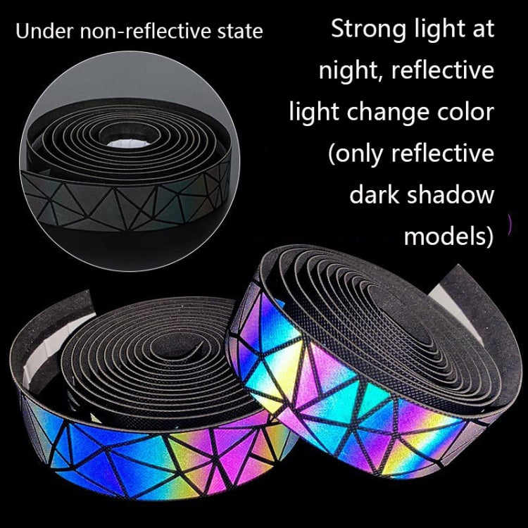 WEST BIKING Bicycle Volorful Handlebar Straps Shock Absorption PU Non-Slip Handlebar Wrap Riding Equipment, 215x3cm Colorful, 215x3cm Aurora, 215x3cm Reflective
