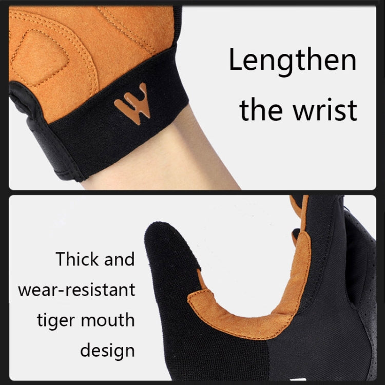 WEST BIKING YP0211197 Full-Finger Shock-Absorbing Anti-Skid Motorcycle Bike Gloves Riding Equipment, S, M, L, XL