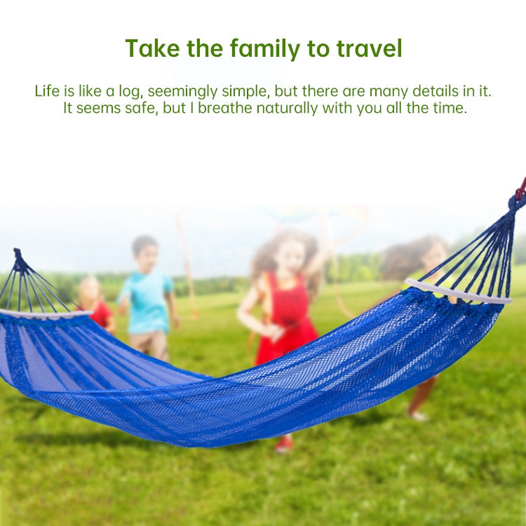 Bending Ice Silk Mesh Hammock Outdoor Hanging Bed Camping  Anti-Sidewall Hammock Swing, Size: 190x130 cm, (Green), 190x130cm(Red), (Pink), (Purple)