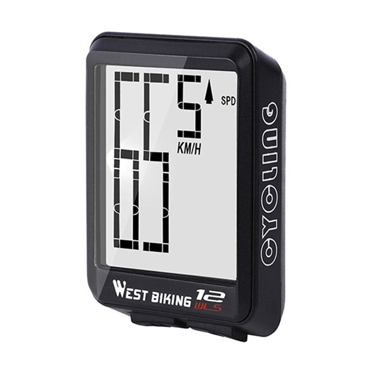 WEST BIKING Mountain Road Bike Wireless Big Character Table Big Screen Waterproof Night Light Speed Speedometer, Night Light Speed Speedometer(Green), Night Light Speed Speedometer(Black), Night Light Speed Speedometer(Red)                             ...