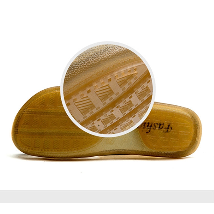 Summer Men Leather Slippers Casual Large Size Flat Beach Shoes, 38, 39, 40, 41, 42, 43, 44, 45, 46, 47, 48