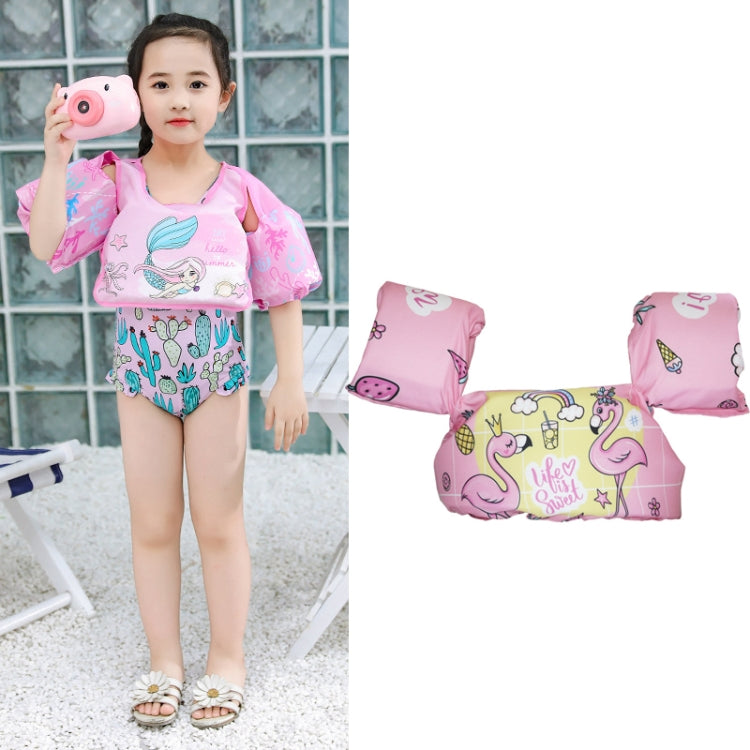 Children Swimming Foam Arm Ring Baby Swimming Equipment Floating Ring Water Sleeve Buoyancy Vest, Pink Flamingo, Pink Swan, Blue Dolphin, Blue Starfish, Purple Dog, Yellow Duck, Blue Whale, Green Bee, Blue Shark, Blue Crab, Blue Elephant, Pink Mermaid ...