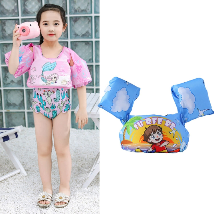 Children Swimming Foam Arm Ring Baby Swimming Equipment Floating Ring Water Sleeve Buoyancy Vest, Pink Flamingo, Pink Swan, Blue Dolphin, Blue Starfish, Purple Dog, Yellow Duck, Blue Whale, Green Bee, Blue Shark, Blue Crab, Blue Elephant, Pink Mermaid ...