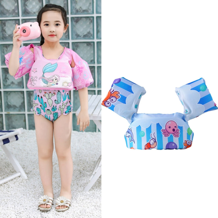 Children Swimming Foam Arm Ring Baby Swimming Equipment Floating Ring Water Sleeve Buoyancy Vest, Pink Flamingo, Pink Swan, Blue Dolphin, Blue Starfish, Purple Dog, Yellow Duck, Blue Whale, Green Bee, Blue Shark, Blue Crab, Blue Elephant, Pink Mermaid ...