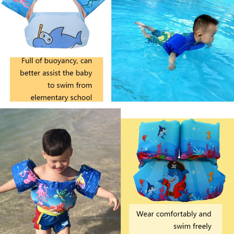 Children Swimming Foam Arm Ring Baby Swimming Equipment Floating Ring Water Sleeve Buoyancy Vest, Pink Flamingo, Pink Swan, Blue Dolphin, Blue Starfish, Purple Dog, Yellow Duck, Blue Whale, Green Bee, Blue Shark, Blue Crab, Blue Elephant, Pink Mermaid ...