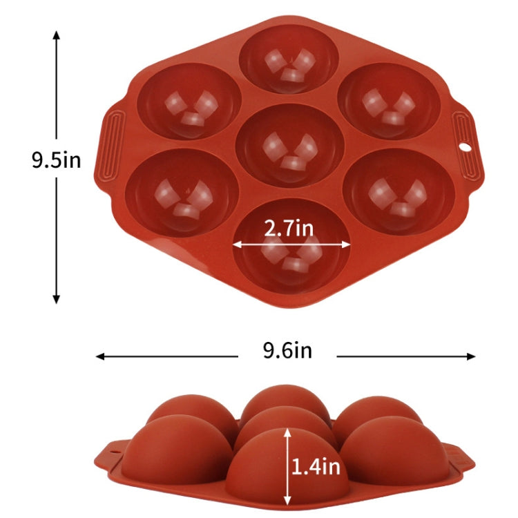 Semicircle Silicone Cake Mold Chocolate Bomb Mold, Semicircle Silicone Cake Mold