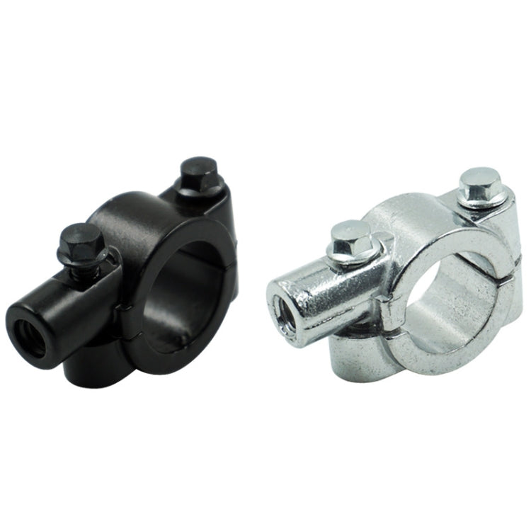 6 PCS Motorcycle Modification Accessories Handlebar Mirror Holder, M8 22mm Black, M8 22mm Silver, M10 22mm Black, M10 22mm Silver, M10 25mm Black, M10 25mm Silver, M8 25mm Black, M8 25mm Silver
