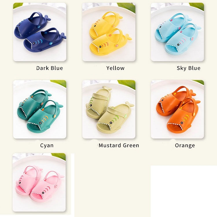EVA Light Bottom Non-Slip Small Shark Slippers For Children, 130, 140, 150, 160, 170, 180