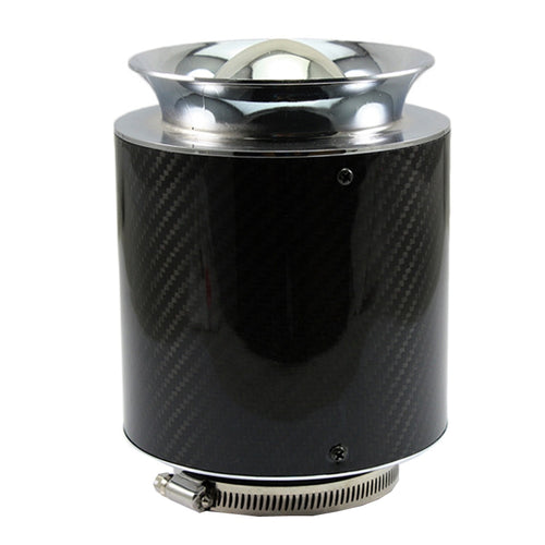 013 Car Universal Modified High Flow Carbon Fiber Mushroom Head Style Air Filter, Specification:, Medium 76mm Inner Diameter, Large 76mm Inner Diameter
